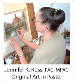 Photo of Jennifer Ross Painting